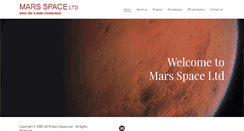 Desktop Screenshot of mars-space.co.uk